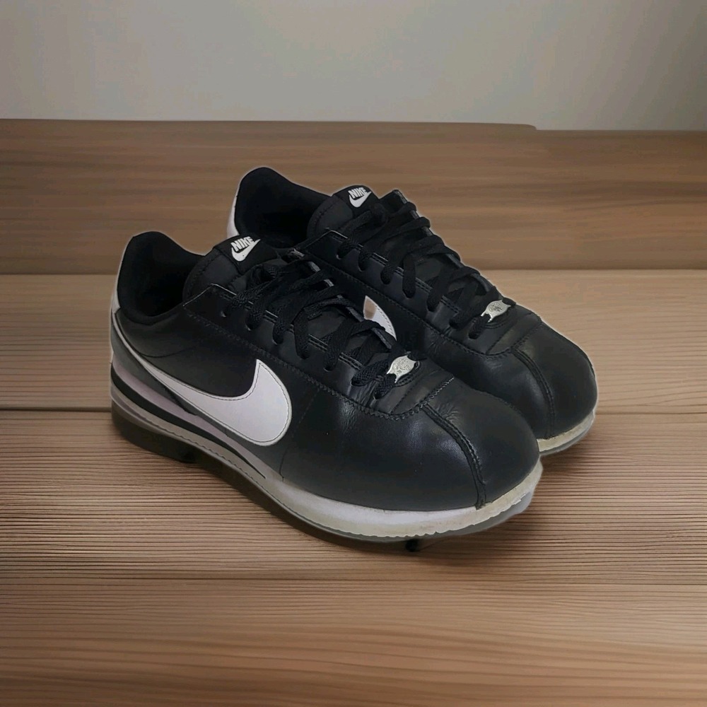 Nike Cortez '72 Men's Sneakers‎ Shoes Black/White DM4044-001 Pre-owned Size 12.